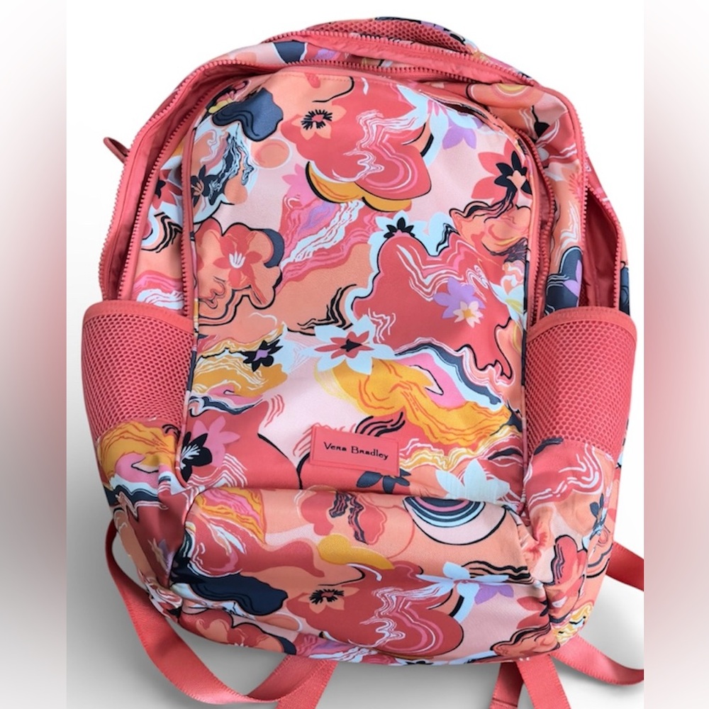 Vera‎ Bradley ReActive Grand Backpack in the floral pattern known as Rosa Agate